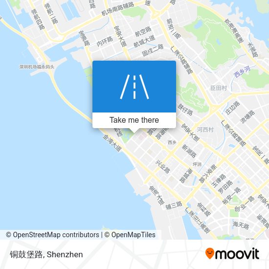 铜鼓堡路 map