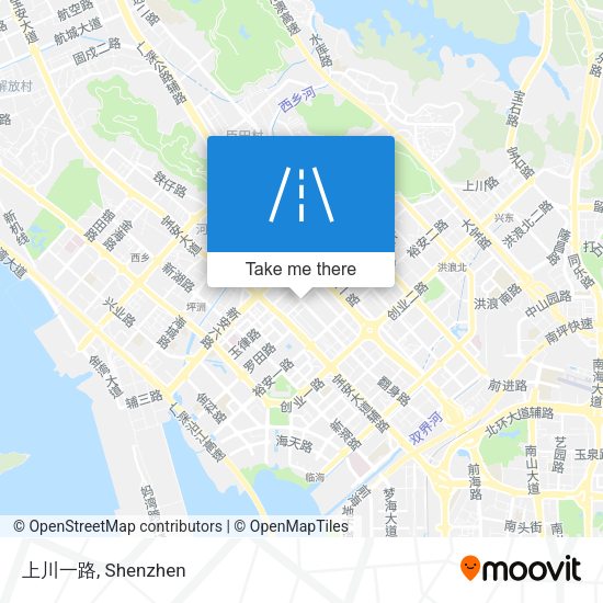 上川一路 map