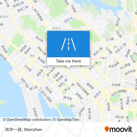 海华一路 map