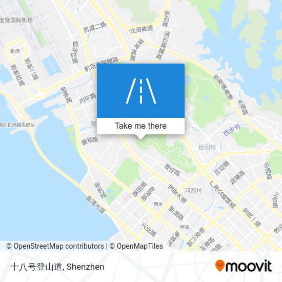 十八号登山道 map