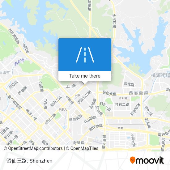 留仙三路 map