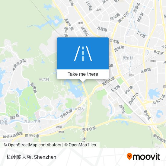 长岭陂大桥 map