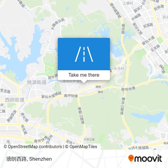 塘朗西路 map