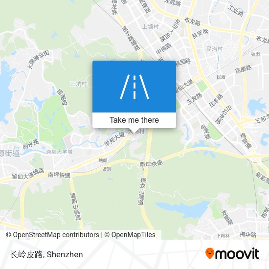 长岭皮路 map