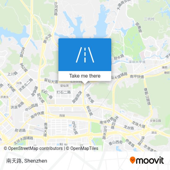 南天路 map