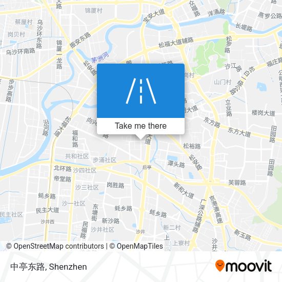 中亭东路 map