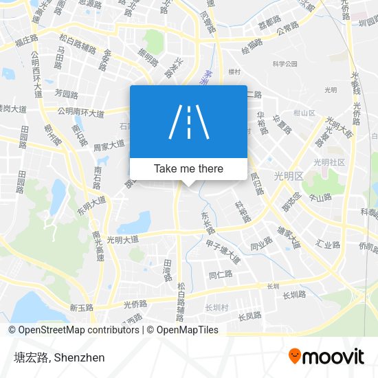 塘宏路 map