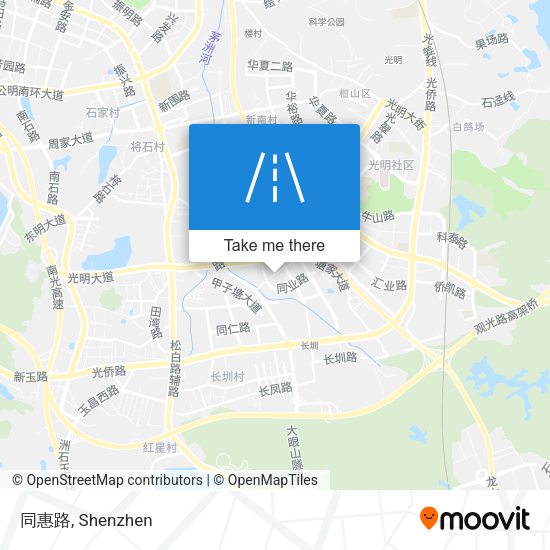 同惠路 map