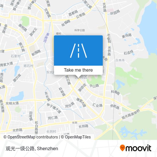 观光一级公路 map