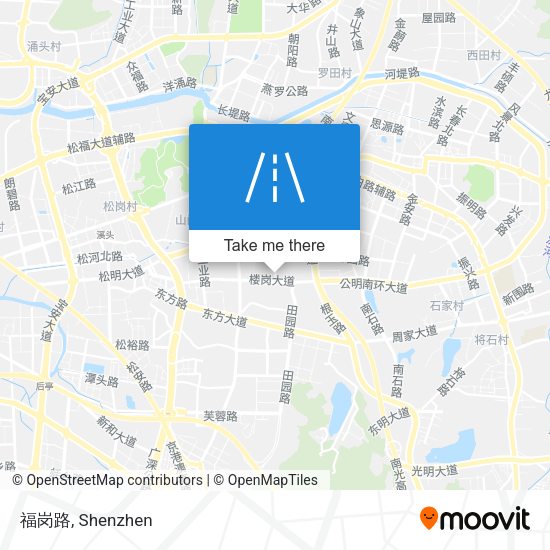 福岗路 map