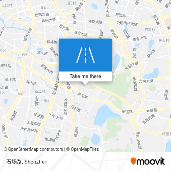 石场路 map