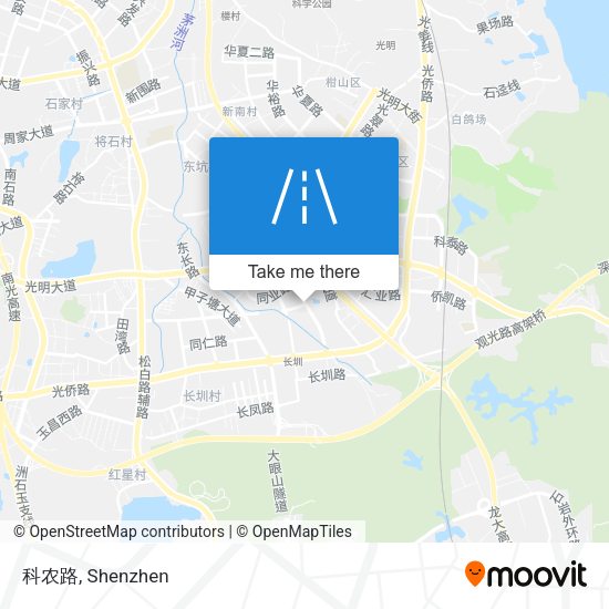 科农路 map