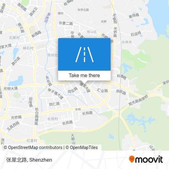 张屋北路 map