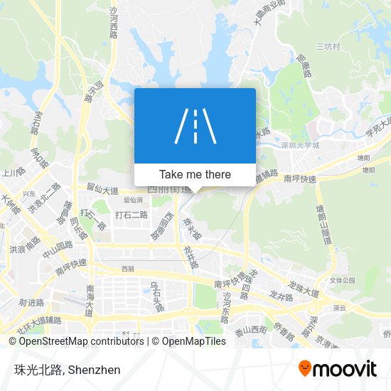 珠光北路 map