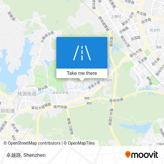 卓越路 map