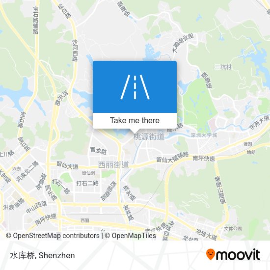 水库桥 map