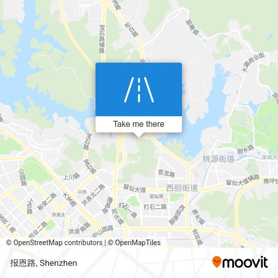 报恩路 map