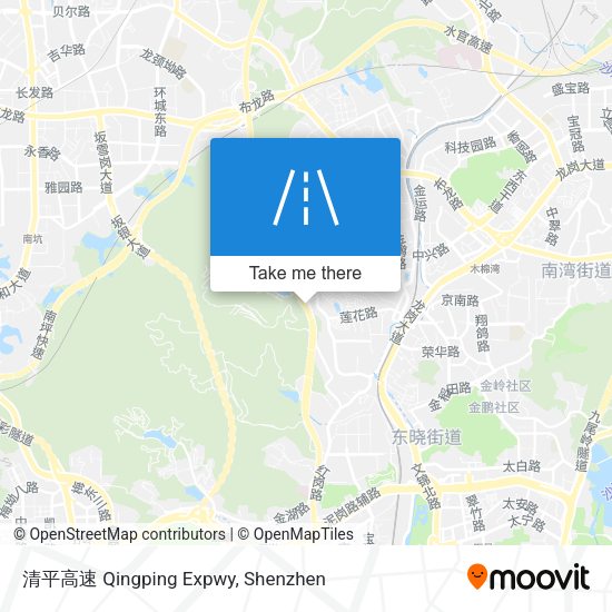 清平高速 Qingping Expwy map