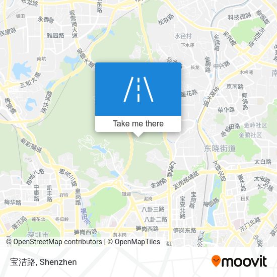 宝洁路 map