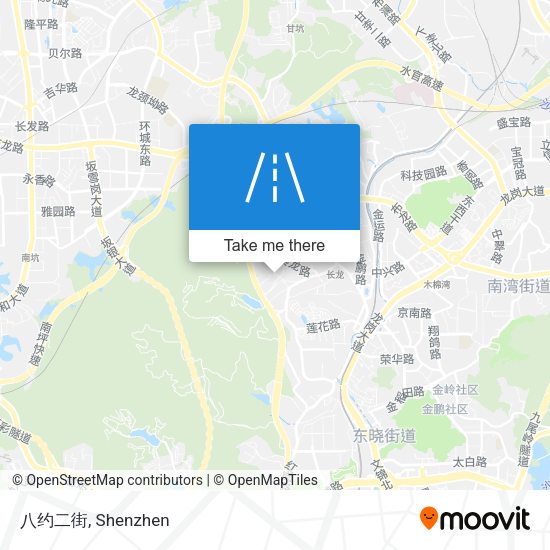 八约二街 map
