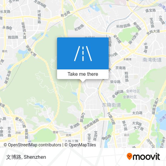 文博路 map