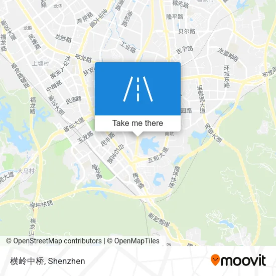 横岭中桥 map