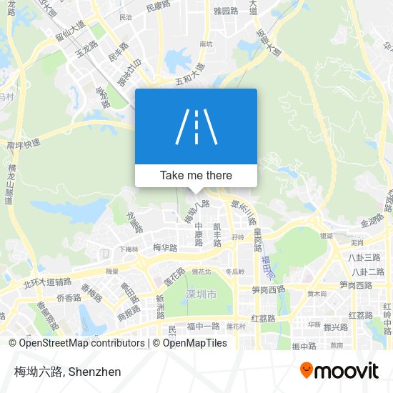 梅坳六路 map