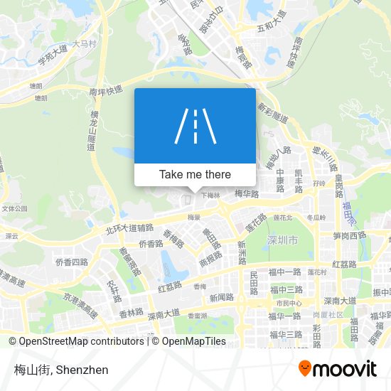 梅山街 map