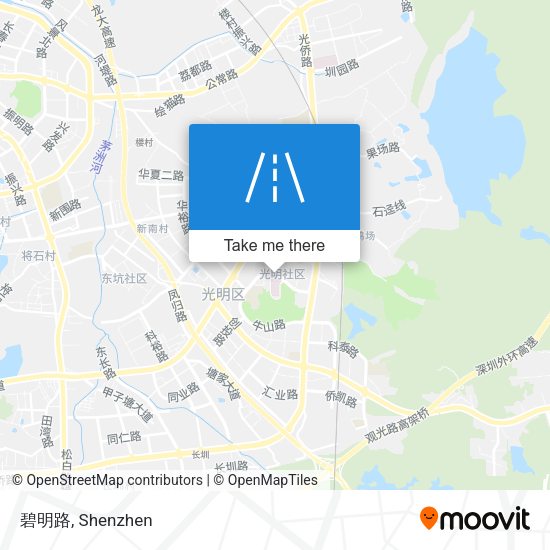 碧明路 map