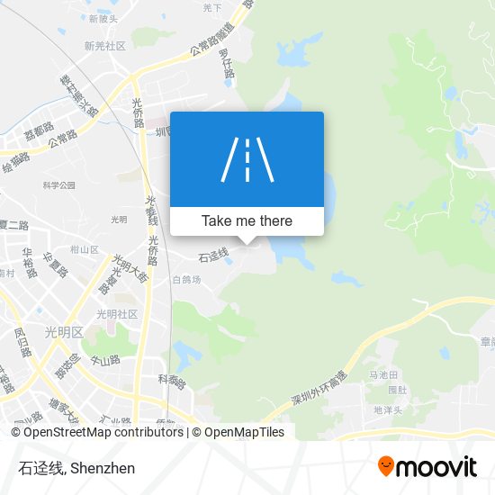 石迳线 map