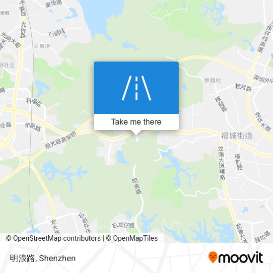 明浪路 map