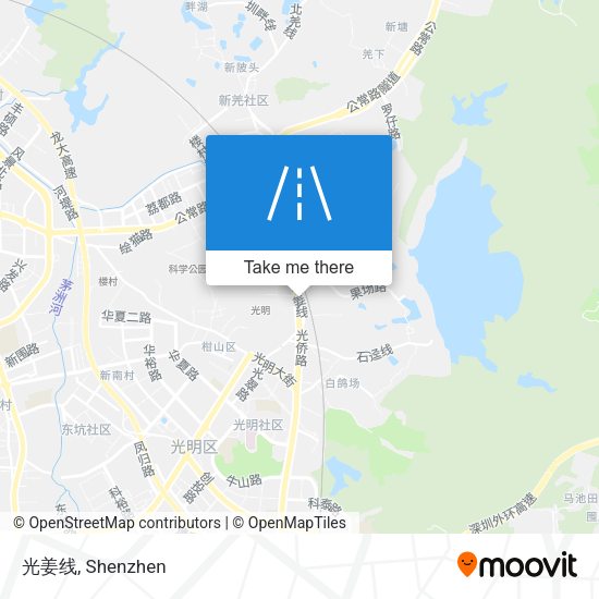 光姜线 map