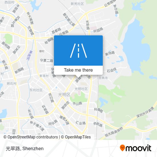 光翠路 map