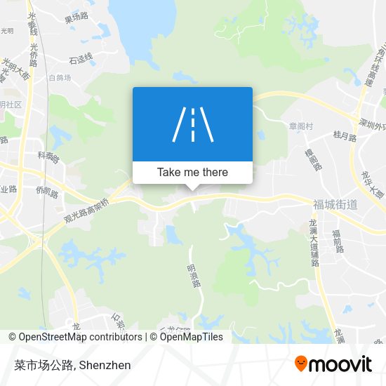 菜市场公路 map