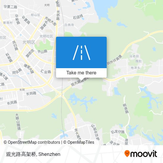 观光路高架桥 map