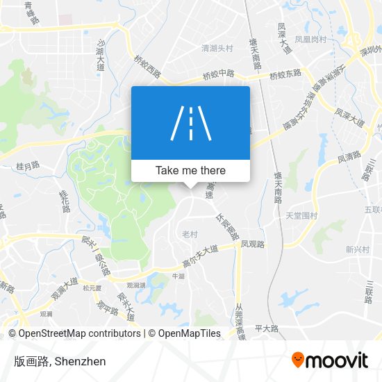 版画路 map