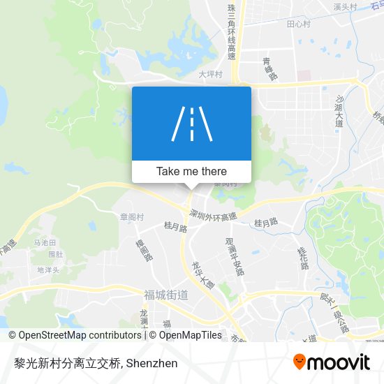 黎光新村分离立交桥 map