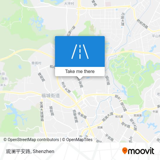 观澜平安路 map