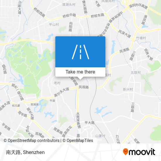 南天路 map