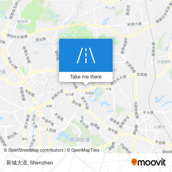 新城大道 map
