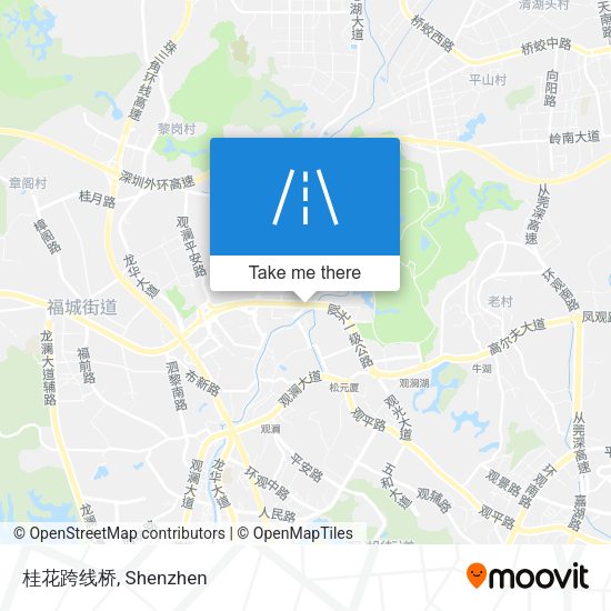 桂花跨线桥 map