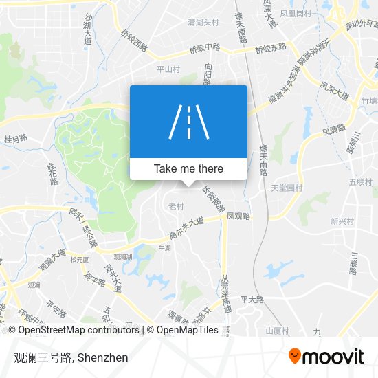 观澜三号路 map