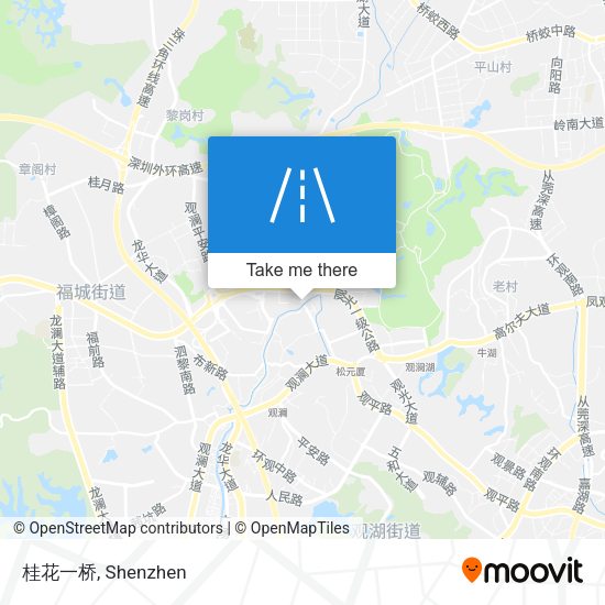 桂花一桥 map