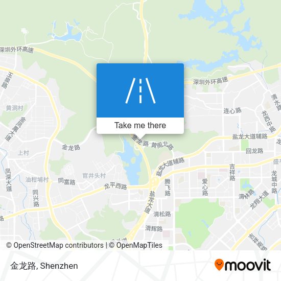 金龙路 map
