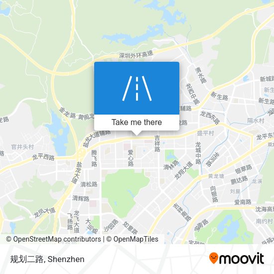规划二路 map