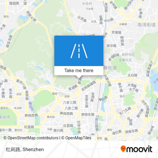 红岗路 map