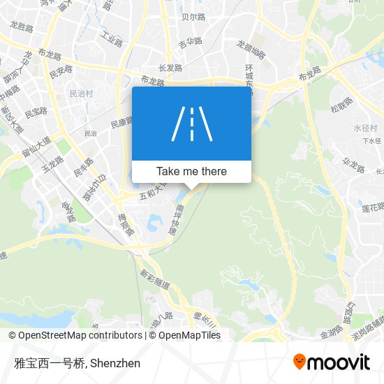雅宝西一号桥 map