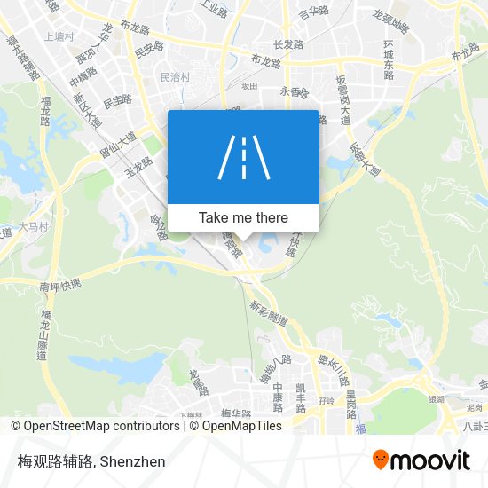 梅观路辅路 map