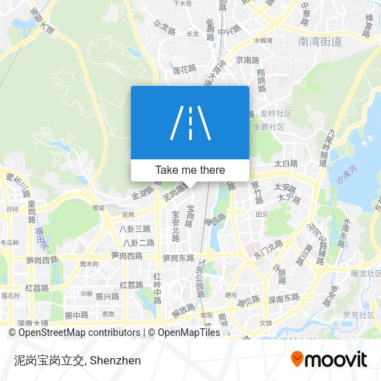 泥岗宝岗立交 map