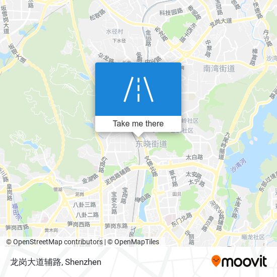 龙岗大道辅路 map